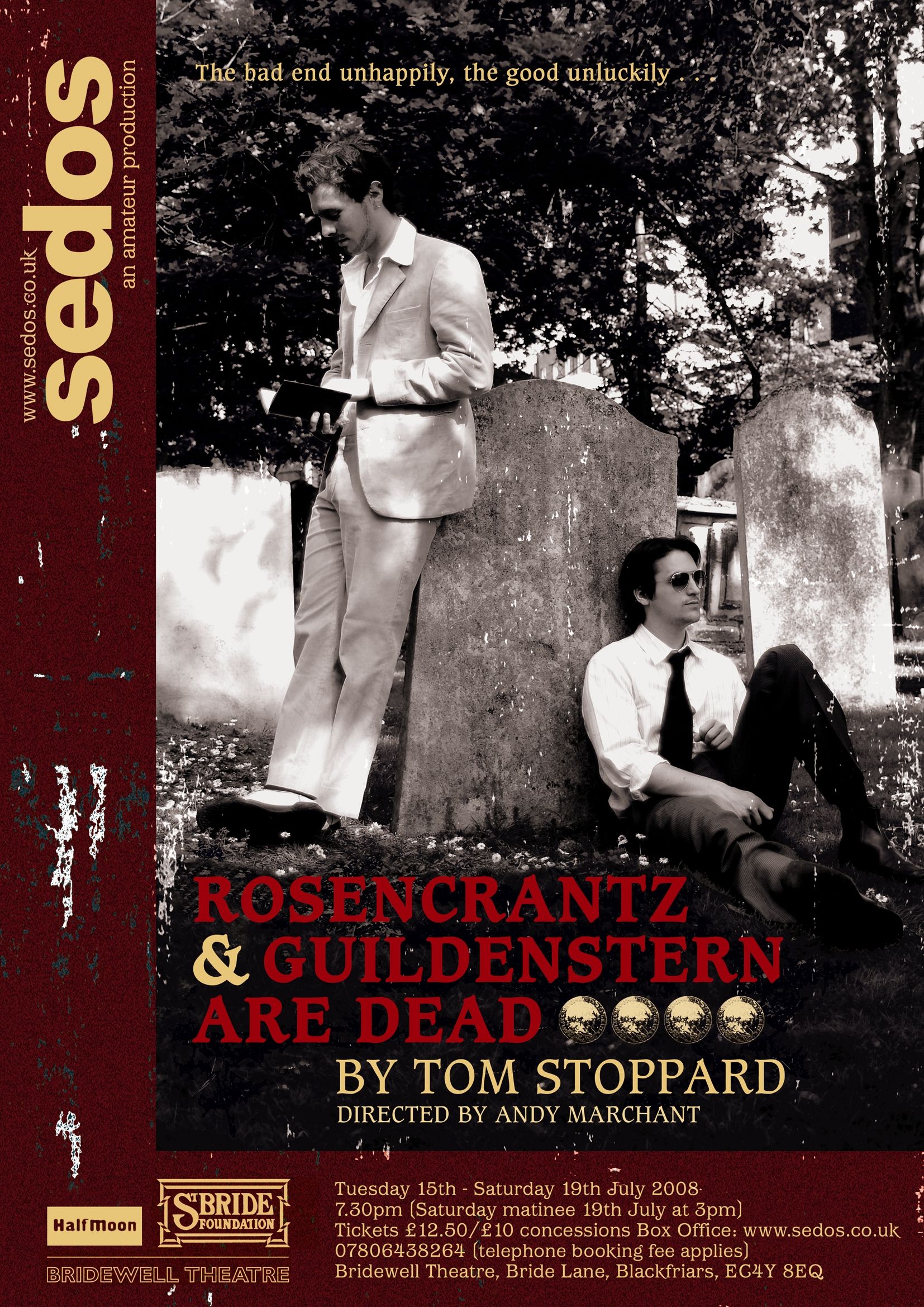 Rosencrantz and Guildenstern Are Dead flyer image