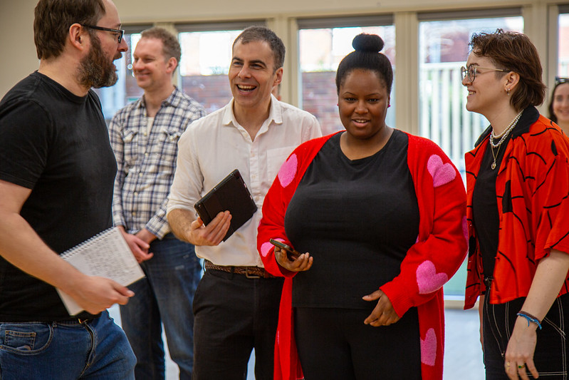 The cast of Violet rehearsing at Vibast Community Centre in 2025