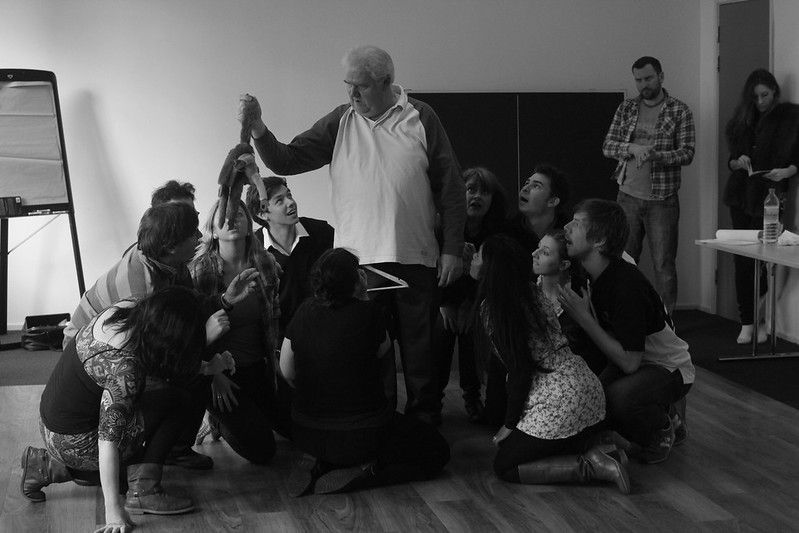 John Chapman in rehearsal for Sedos’ production of Gormenghast