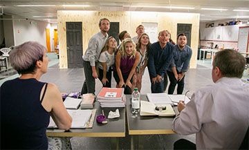 Rehearsal for Lucky Stiff
