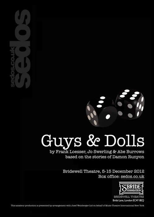 Guys & Dolls flyer image