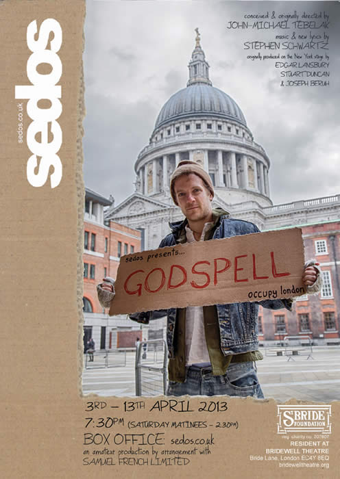 Godspell flyer image