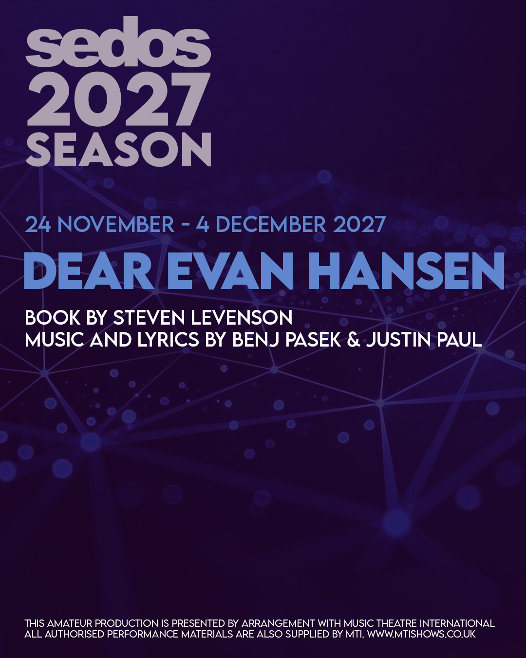 Dear Evan Hansen flyer image