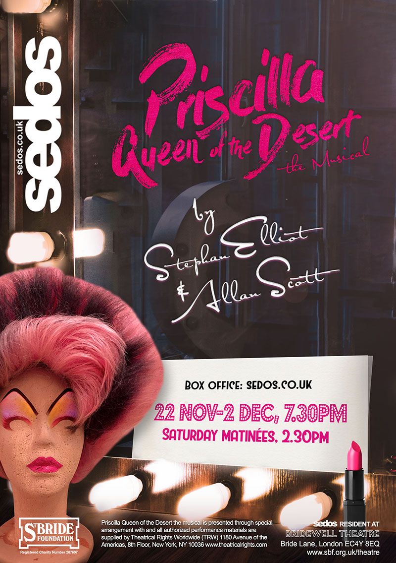 Priscilla Queen of the Desert The Musical flyer image