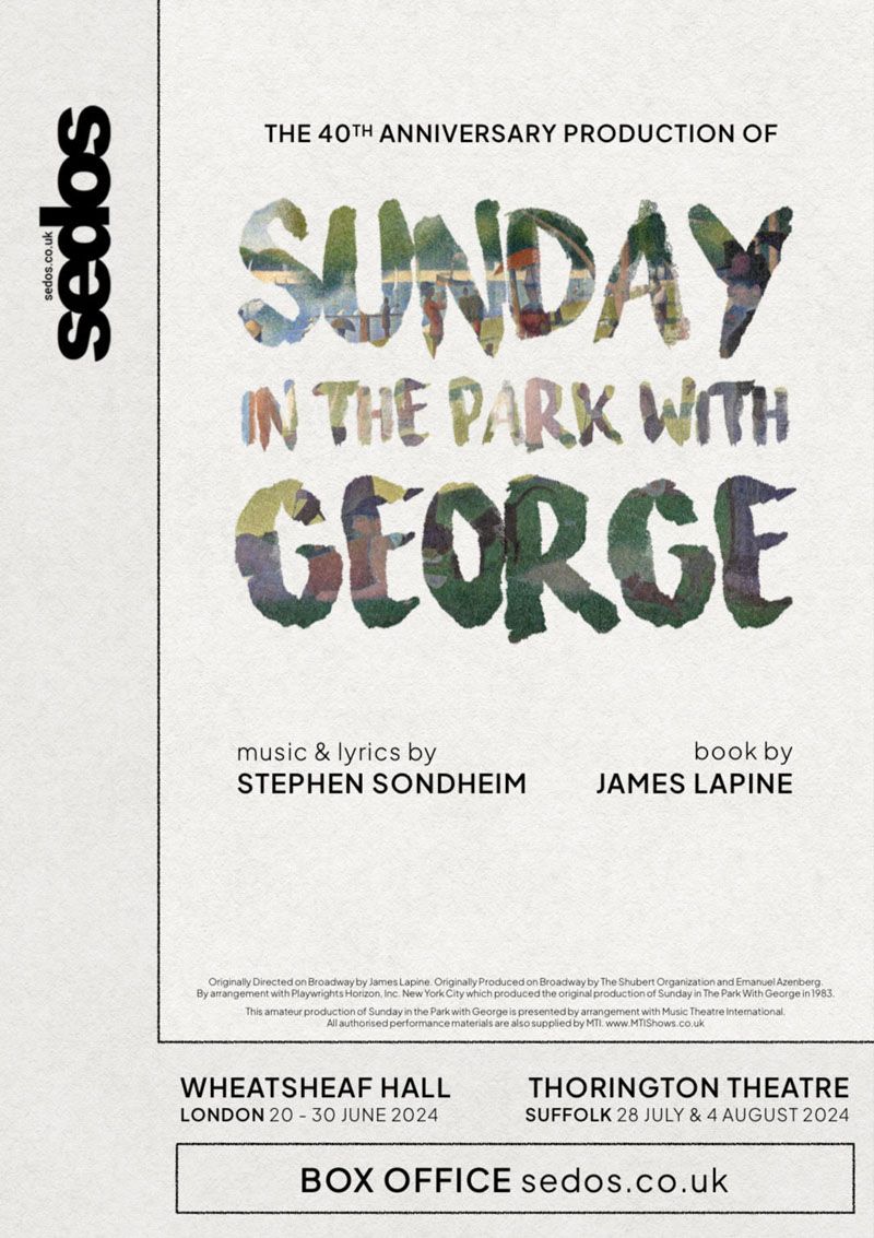 Sunday in the Park with George flyer image